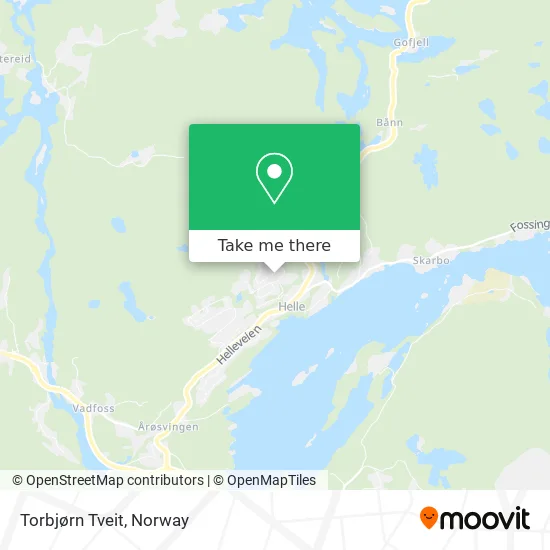 Torbjørn Tveit map