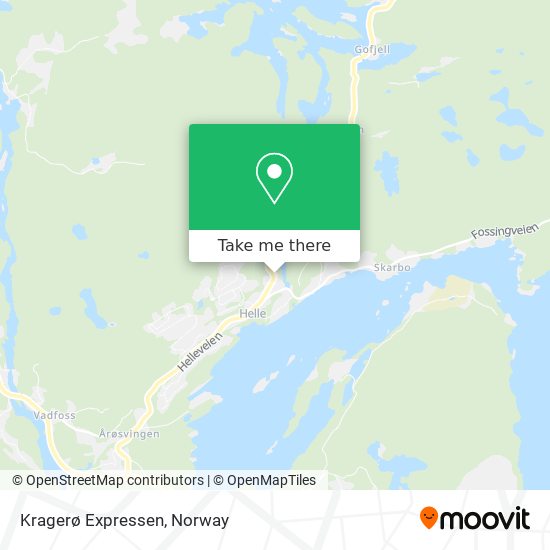 Kragerø Expressen map