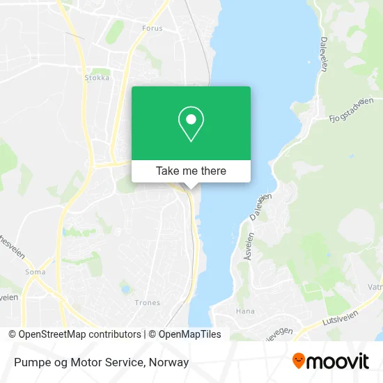 Pumpe og Motor Service map