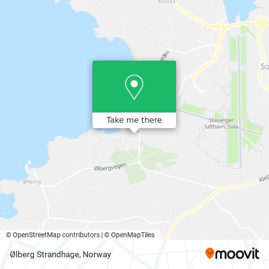 Ølberg Strandhage map