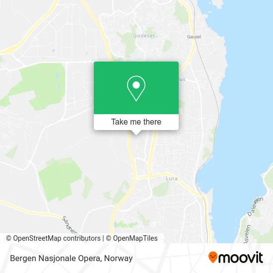 Bergen Nasjonale Opera map