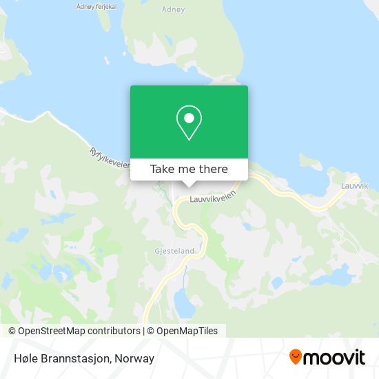 Høle Brannstasjon map