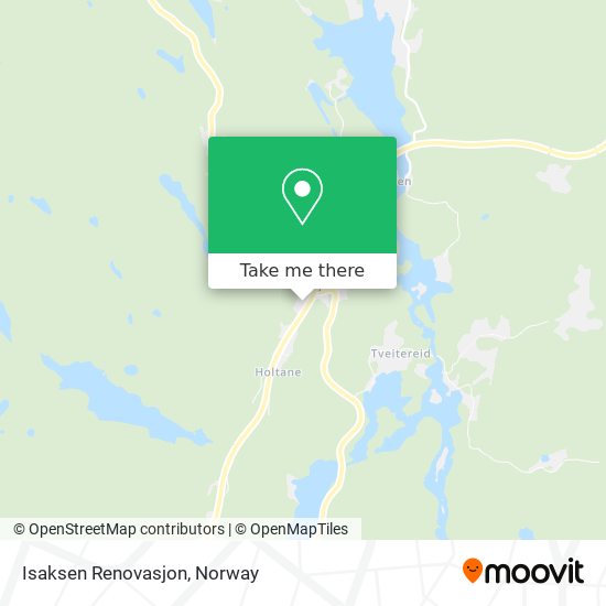 Isaksen Renovasjon map