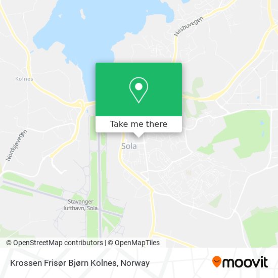 Krossen Frisør Bjørn Kolnes map