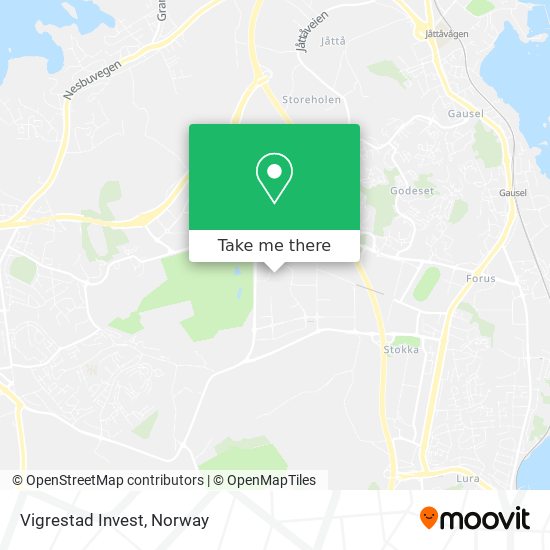 Vigrestad Invest map