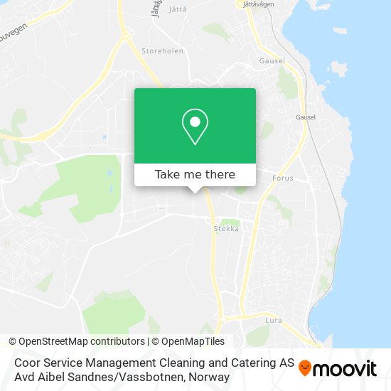 Coor Service Management Cleaning and Catering AS Avd Aibel Sandnes / Vassbotnen map