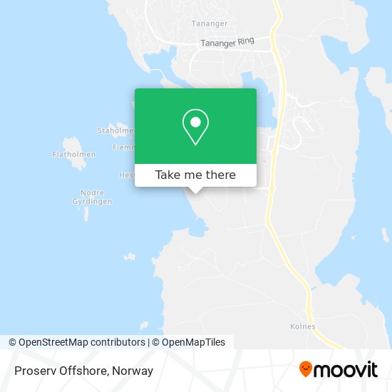 Proserv Offshore map