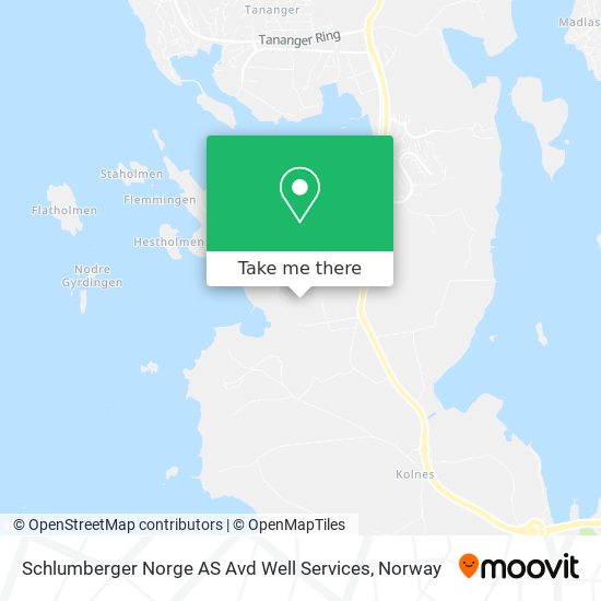 Schlumberger Norge AS Avd Well Services map
