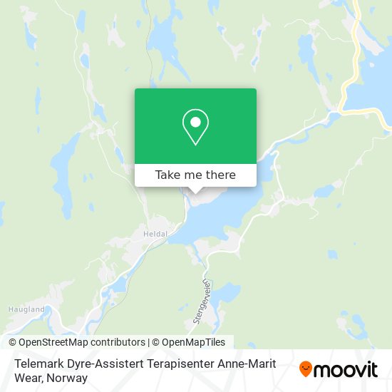 Telemark Dyre-Assistert Terapisenter Anne-Marit Wear map