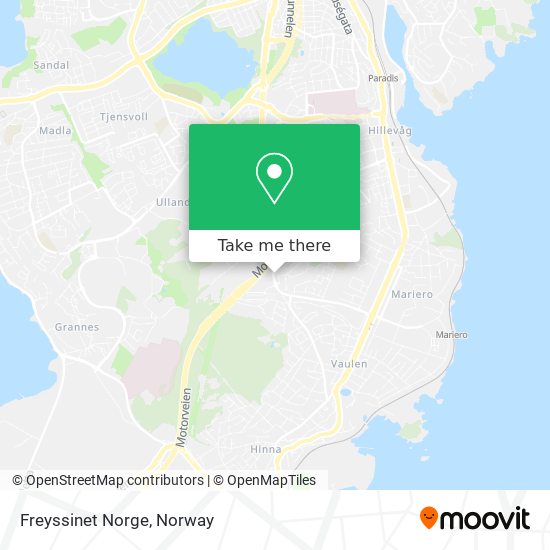 Freyssinet Norge map