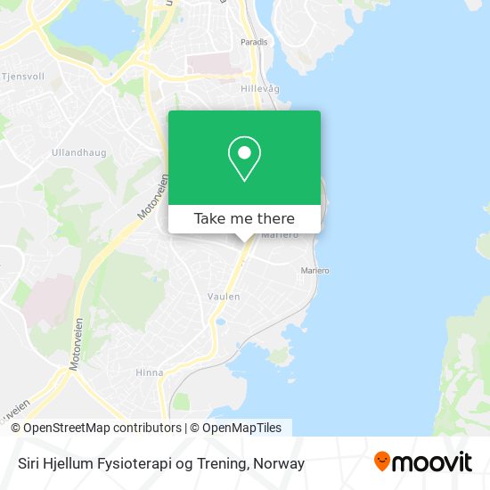 Siri Hjellum Fysioterapi og Trening map