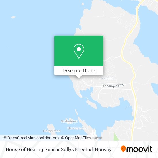 House of Healing Gunnar Sollys Friestad map