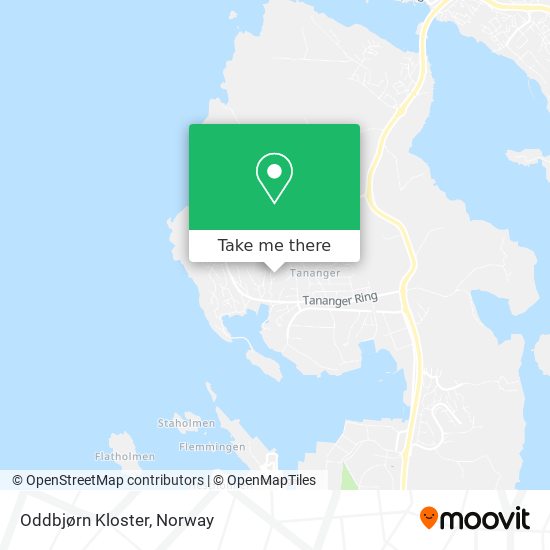 Oddbjørn Kloster map