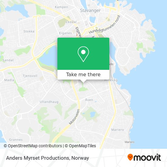 Anders Myrset Productions map