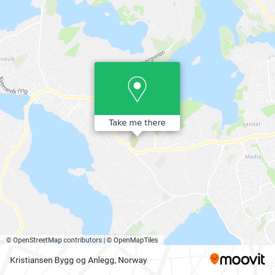 Kristiansen Bygg og Anlegg map