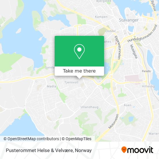 Pusterommet Helse & Velvære map