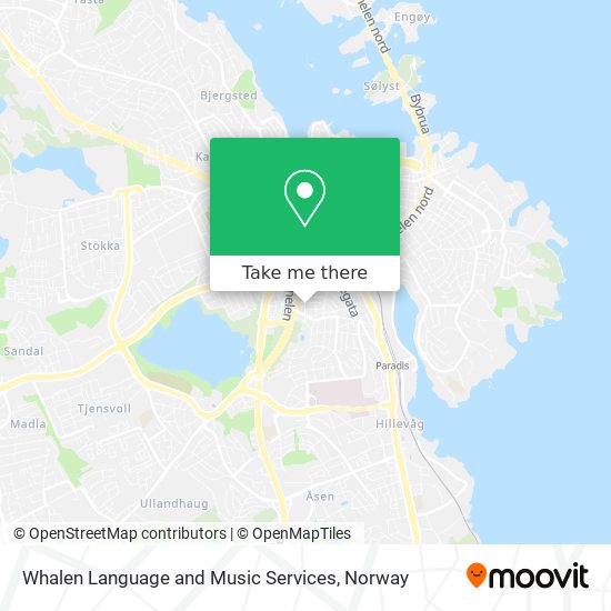 Whalen Language and Music Services map