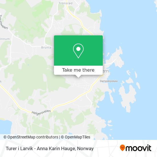 Turer i Larvik - Anna Karin Hauge map