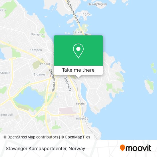 Stavanger Kampsportsenter map