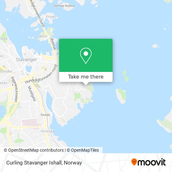 Curling Stavanger Ishall map