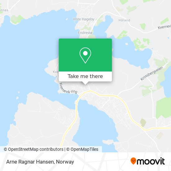 Arne Ragnar Hansen map