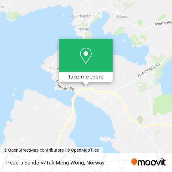 Peders Sunde V/Tak Meng Wong map