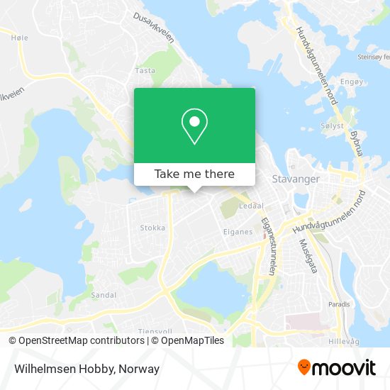 Wilhelmsen Hobby map