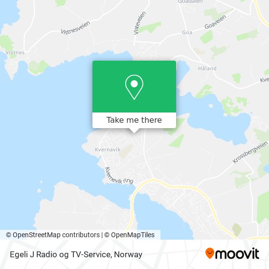 Egeli J Radio og TV-Service map