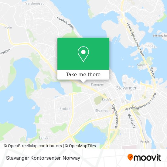 Stavanger Kontorsenter map