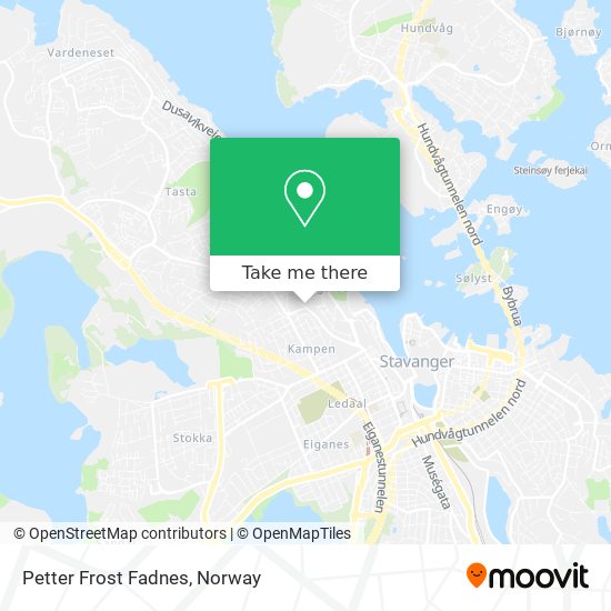 Petter Frost Fadnes map