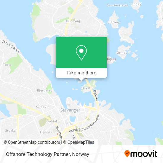 Offshore Technology Partner map