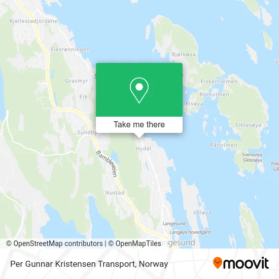 Per Gunnar Kristensen Transport map