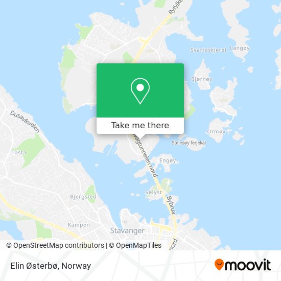 Elin Østerbø map