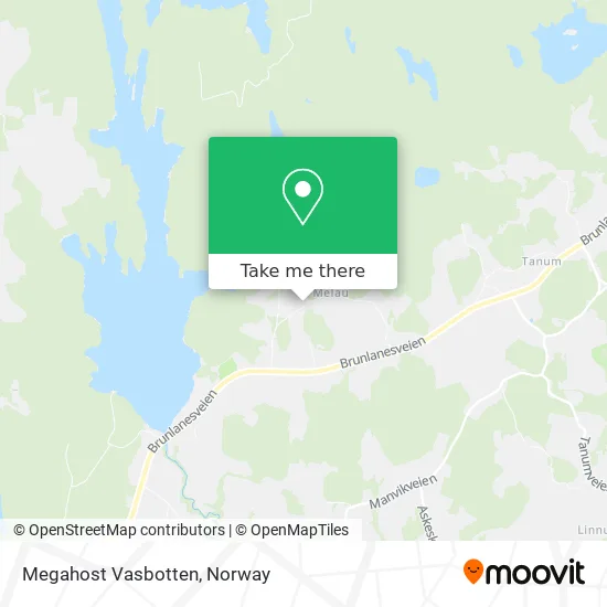 Megahost Vasbotten map