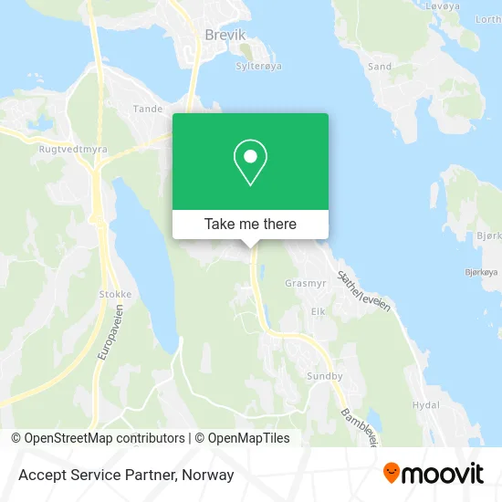 Accept Service Partner map