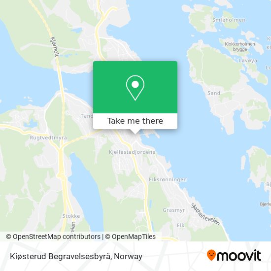 Kiøsterud Begravelsesbyrå map