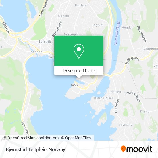 Bjørnstad Teltpleie map