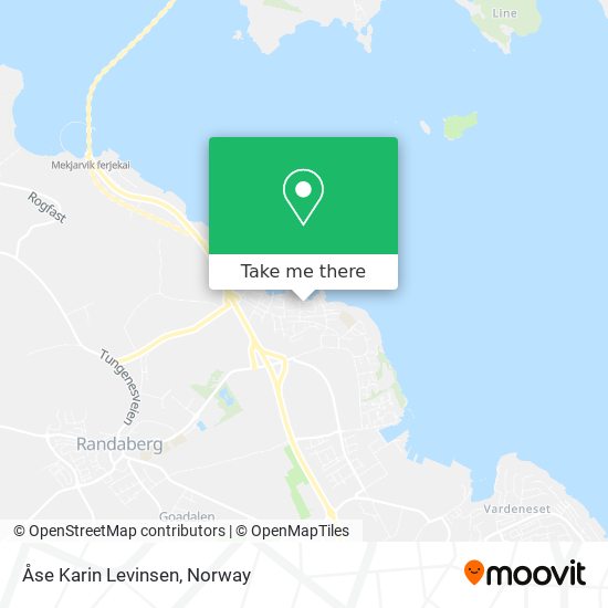 Åse Karin Levinsen map