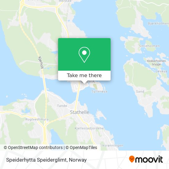 Speiderhytta Speiderglimt map