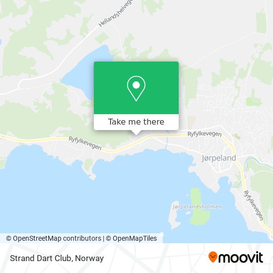 Strand Dart Club map