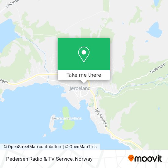 Pedersen Radio & TV Service map