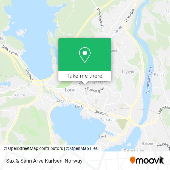 Sax & Sånn Arve Karlsen map