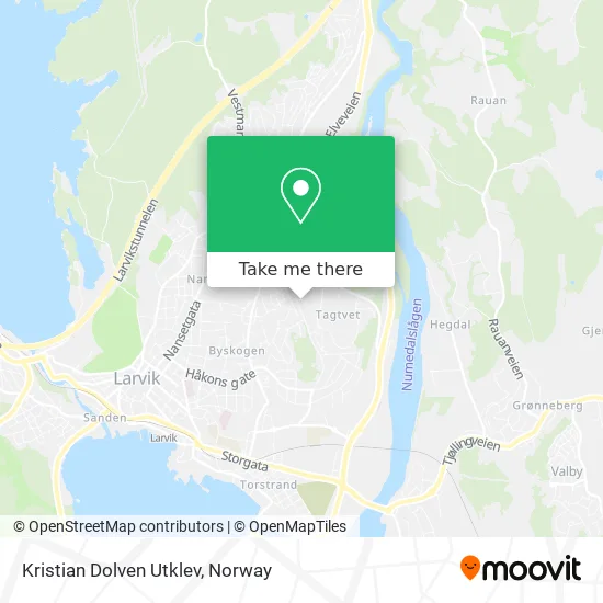 Kristian Dolven Utklev map