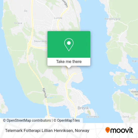 Telemark Fotterapi Lillian Henriksen map