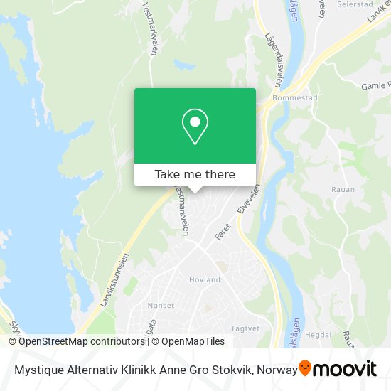 Mystique Alternativ Klinikk Anne Gro Stokvik map