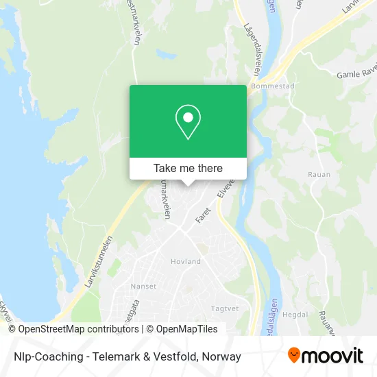Nlp-Coaching - Telemark & Vestfold map