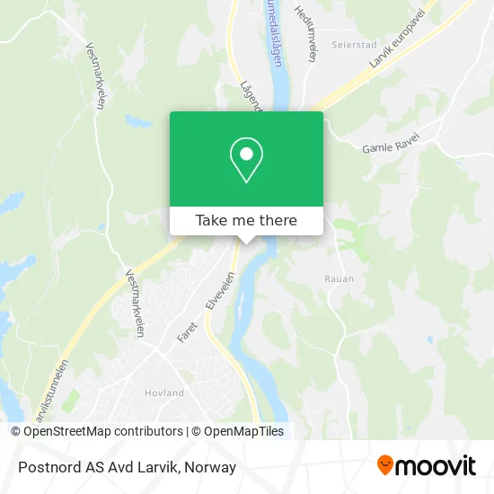 Postnord AS Avd Larvik map