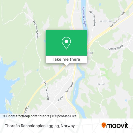 Thorsås Renholdsplanlegging map