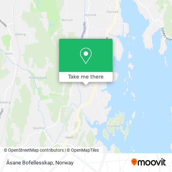 Åsane Bofellesskap map