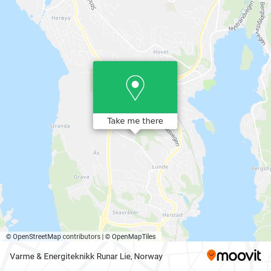 Varme & Energiteknikk Runar Lie map